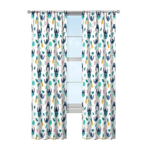 Lilo & Stitch Island Vibes Room Darkening Window Panels, Set of 2 Lilo & Stitch Island Vibes Room Darkening Window Panels, Set of 2
