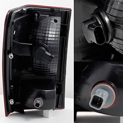 AKKON - For Jeep Grand Cherokee SUV Red Clear Rear Tail Light Brake Lamp Taillamp Repalcement Dirver Left Side