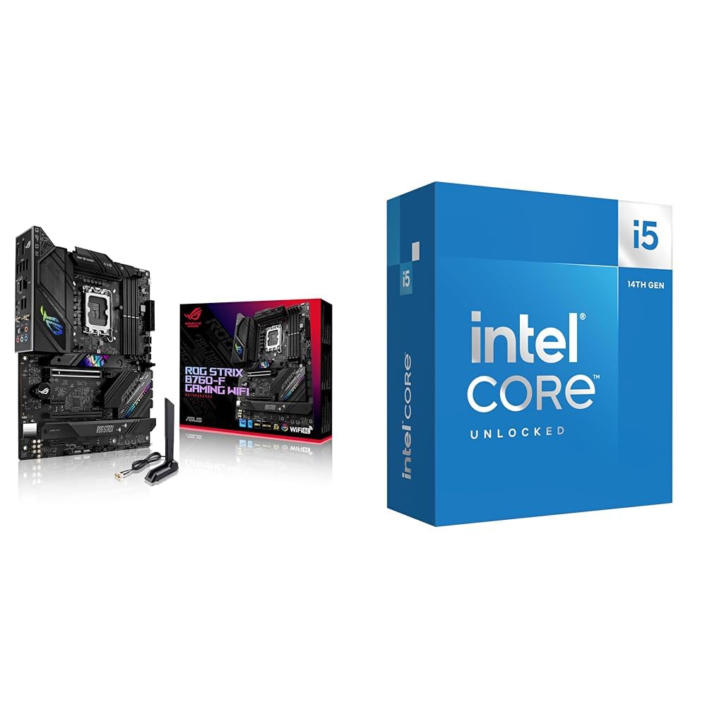 Amazon.com: Intel i5-14600K + ROG Strix B760-F Gaming WiFi : 電子 Amazon.com: Intel i5-14600K + ROG Strix B760-F Gaming WiFi : 電子