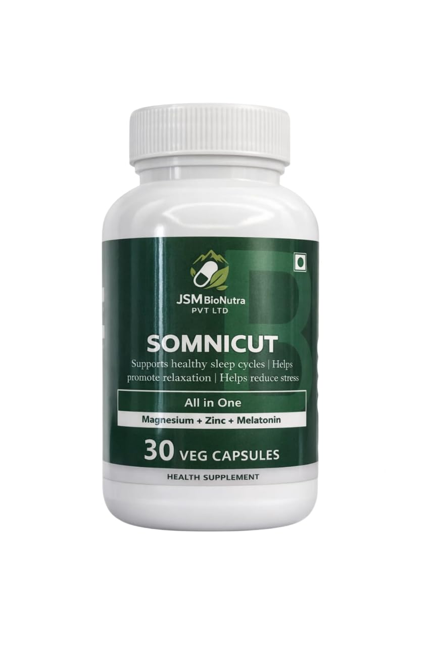 Sleep Support 30 Capsules | Green Bottle Dietary Supplement | Capsule Format | Compact Pack Size | Sealed Container Design | Stress Relief, Better Sleep & Relaxation - (Pack of 1)-image-47