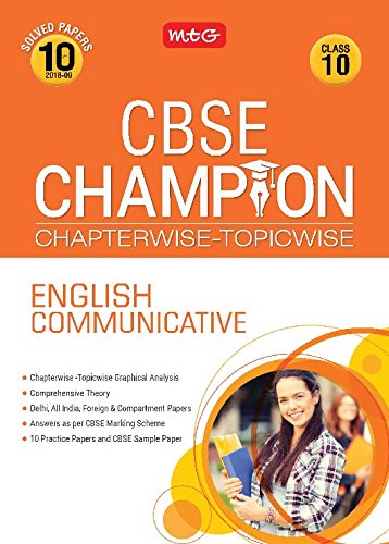 10 Yrs CBSE Champion Chapterwise-Topicwise English Communicative-Class- 10