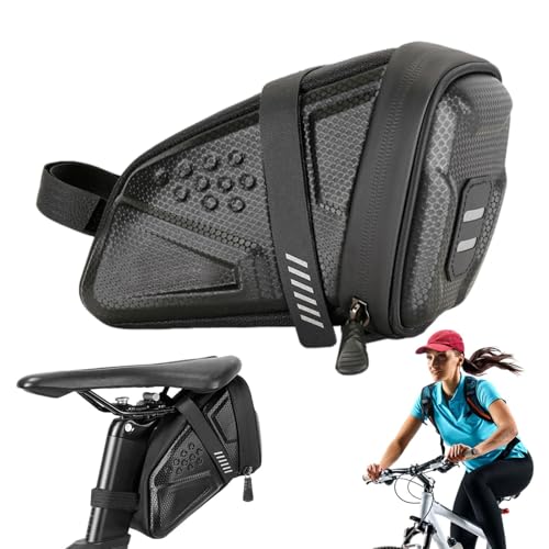 Sacoche de selle pour vélo étanche | Grande pochette arrière adultes pour clés et outils