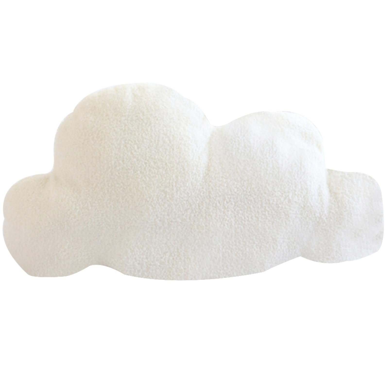 Fiacvrs Cloud Pillow Clouds Shaped, Soft Stuffed Plush Throw Pillow Waist Rest Cushion Reading Pillows Chair Back Cushion for Bedroom Office Car Decorative