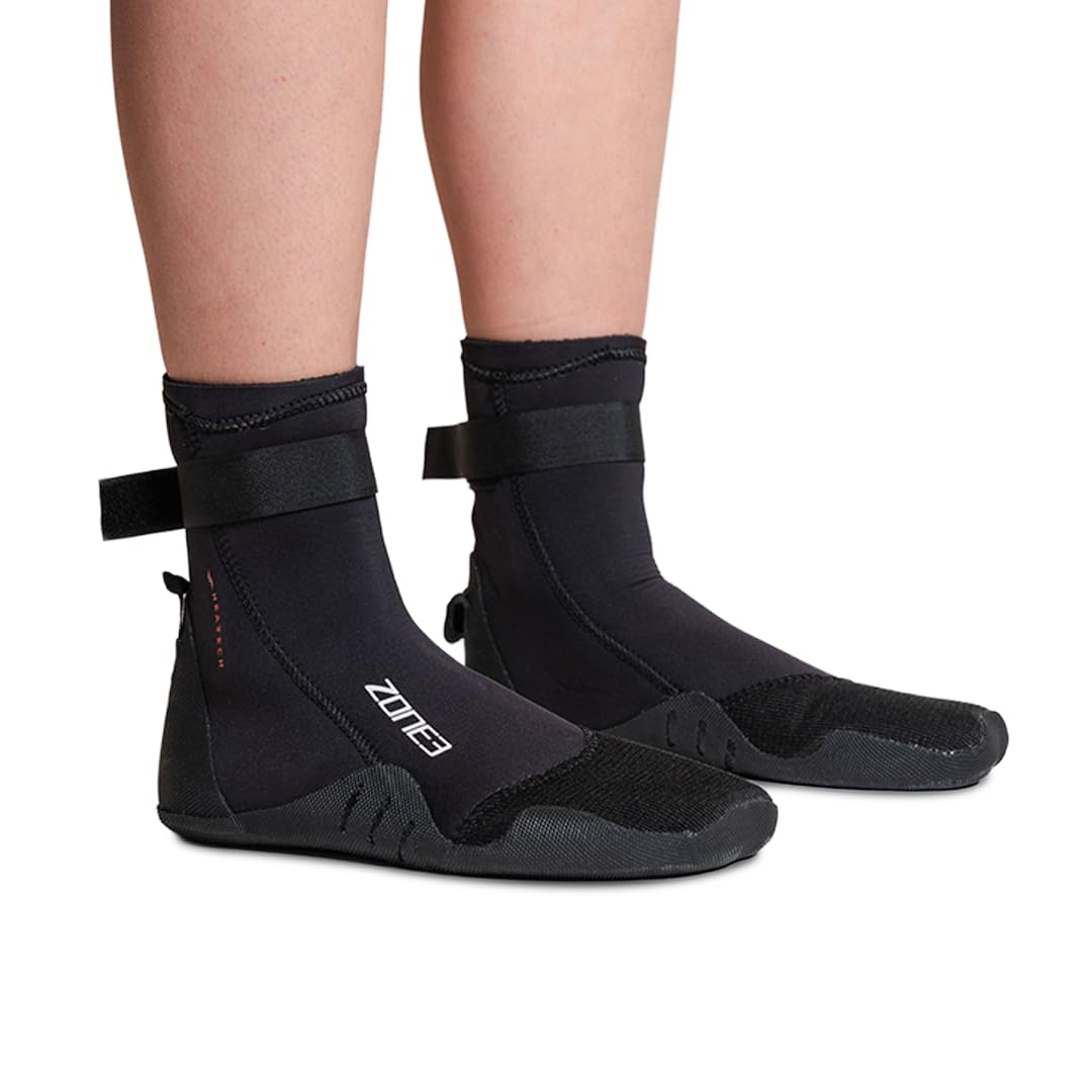 ZONE3 Heat-Tech Dura Schwimmschuhe, 4 mm, Neopren, isoliert, Wassersportschuhe