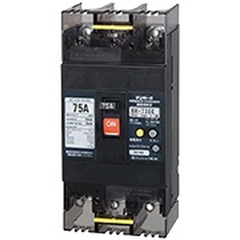 テンパール(Tempearl) 漏電遮断器 73EC75W2T Eシリーズ(経済タイプ) OC付 75A 100/200/500mA