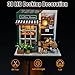 Mayberry Street Miniatures DIY Coffee Shop House Kit, Wooden Arts and Crafts for Adults, Mini Model With LED