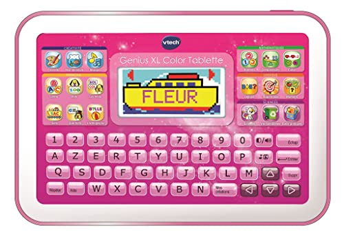 Vtech - 155255 - Ordinateur pour Enfant - Tablette - Genius XL - Rose - Version FR