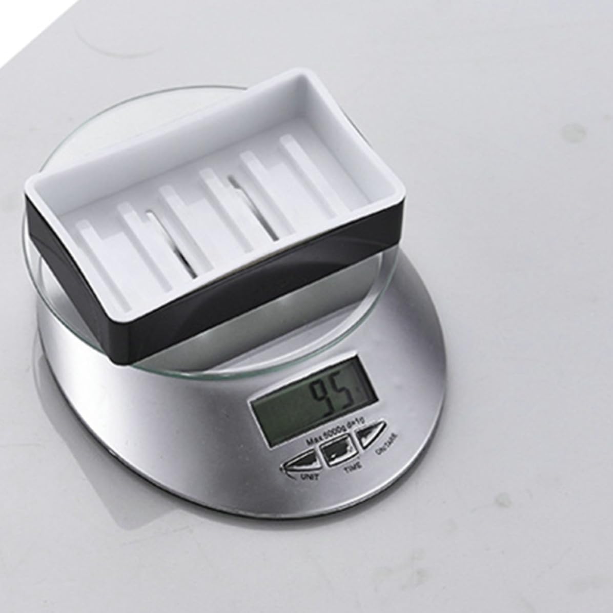 Soap Holder with Drain Rack Detachable Wall Mounted for Shower image 4