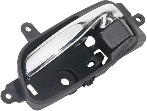 Miniatura 3 de ECCPP Manija de puerta cromada interior interior lado del conductor para Nissan Altima Pathfinder 2013-2017 negro