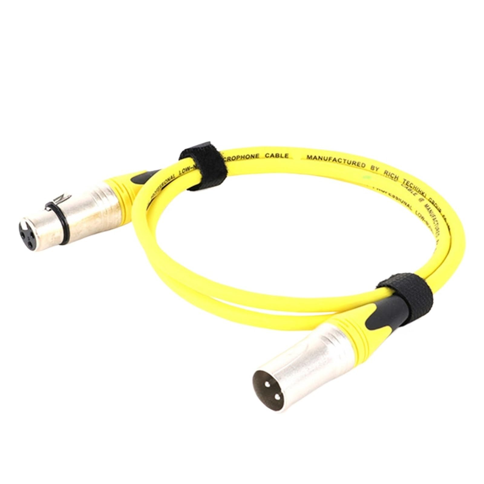Cavi microfonici Cavo XLR bilanciato da maschio a femmina adatto for microfoni, stazioni radio, illuminazione scenica 0,3 M-15 M(Yellow,3 meter)