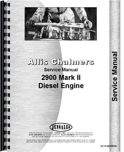 Allis Chalmers 2900 Diesel Engine Service Manual