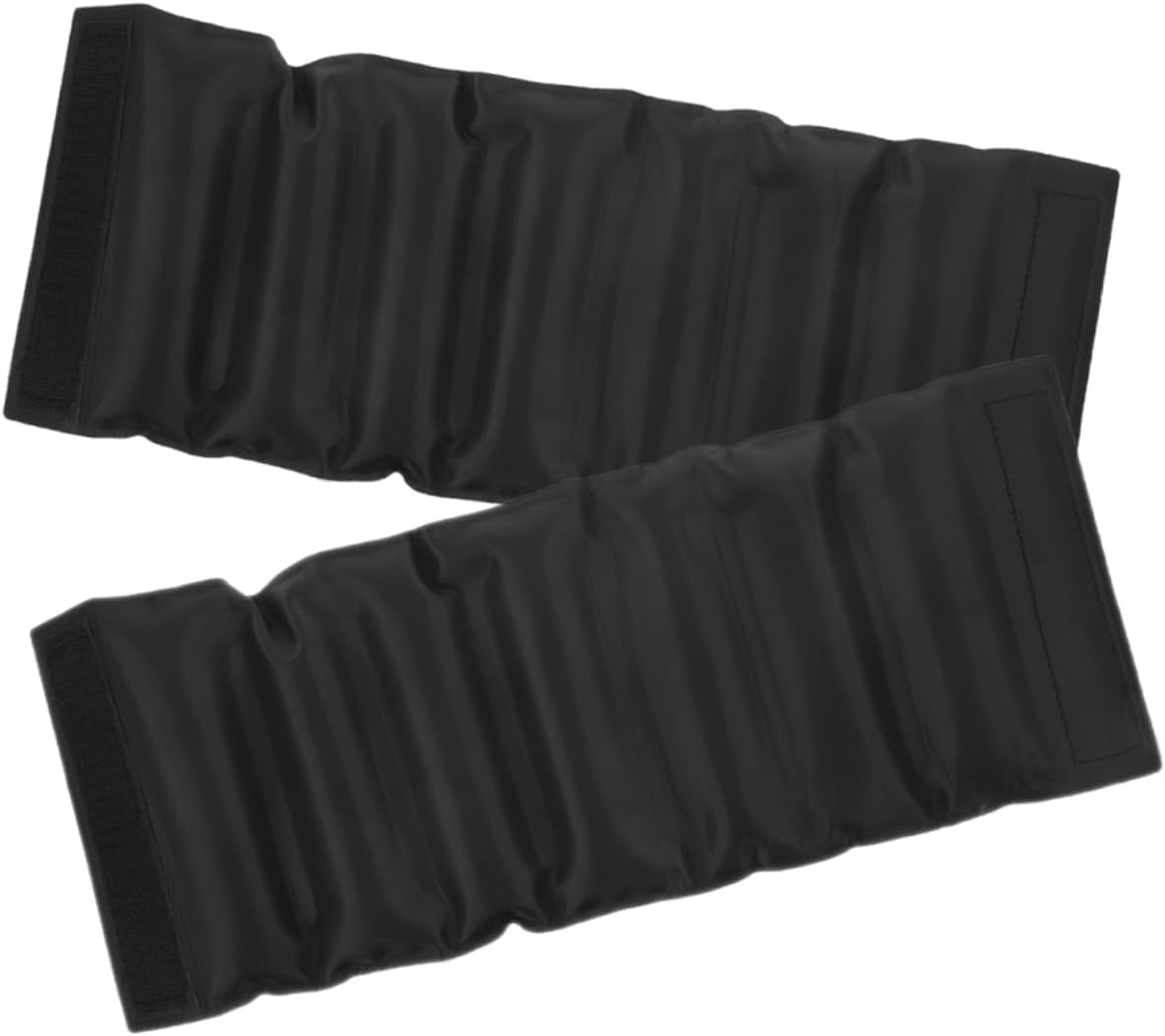 BESTYASH 2Pcs Reusable Gel Wine Bottle Cooler Sleeve Black Insulated Wine Chiller Sleeve for Beer and Bottles Efficient Temperature Control Polyester Cloth Ice Pack for Outdoor and Indoor