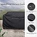 Heavy Duty Patio Sofa Cover Waterproof, Mrrihand 2-Seater Outdoor Sofa Loveseat Cover, Outdoor Patio Furniture Cover with Air Vent and Handles, 60