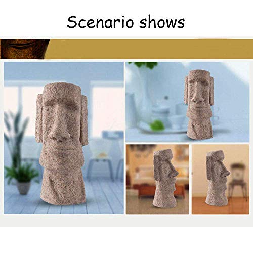 Liushi Easter Island Moai Statue Home Decor And Garden Ornament Statues Collectible Figurine Polyresin Sculpture Crafts Gift #TOP7