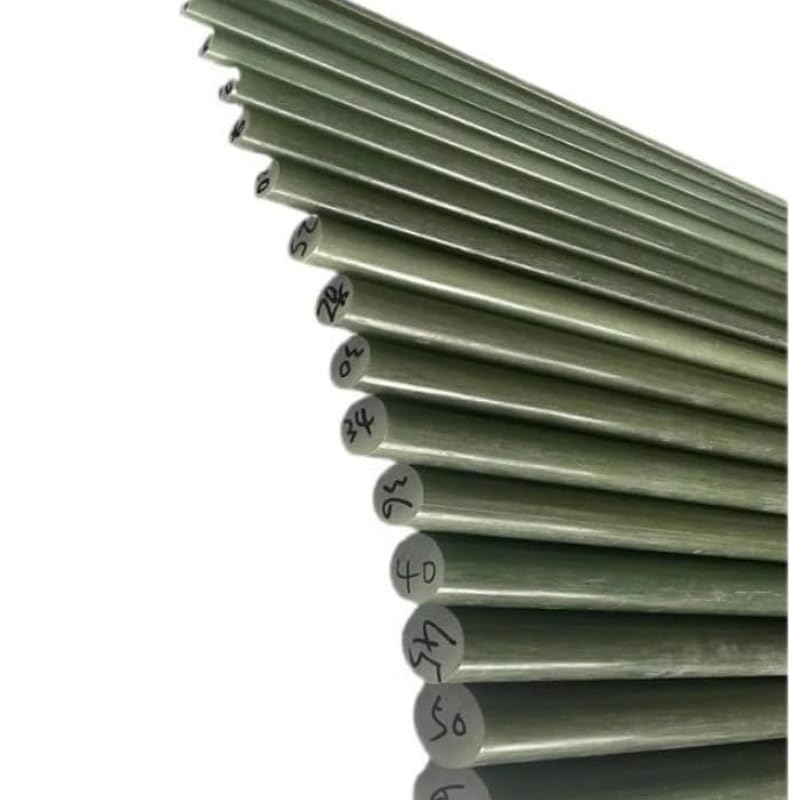 G10 FR4 Pręty z żywicy epoksydowej 25 cm 50 cm Jasnozielony pręt izolacyjny 6 mm-45 mm Wysoka twardość DIY, 1 szt.(25cmx40mm)
