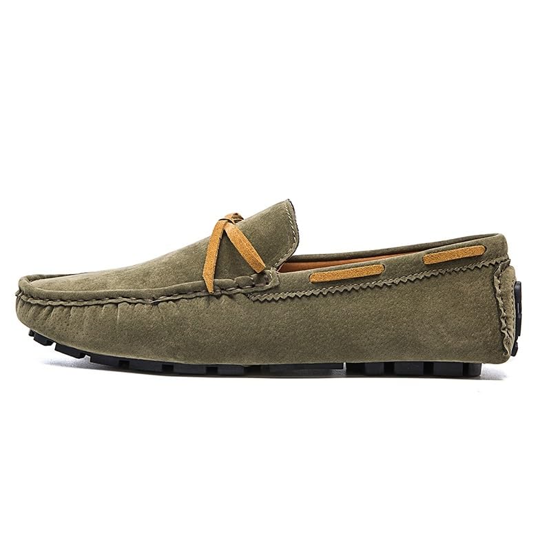 Men's Loafers Shoes Suede Vamp Driving Style Loafer Boatshoes Flat Heel Flexible Resistant Prom Casual Slip On2