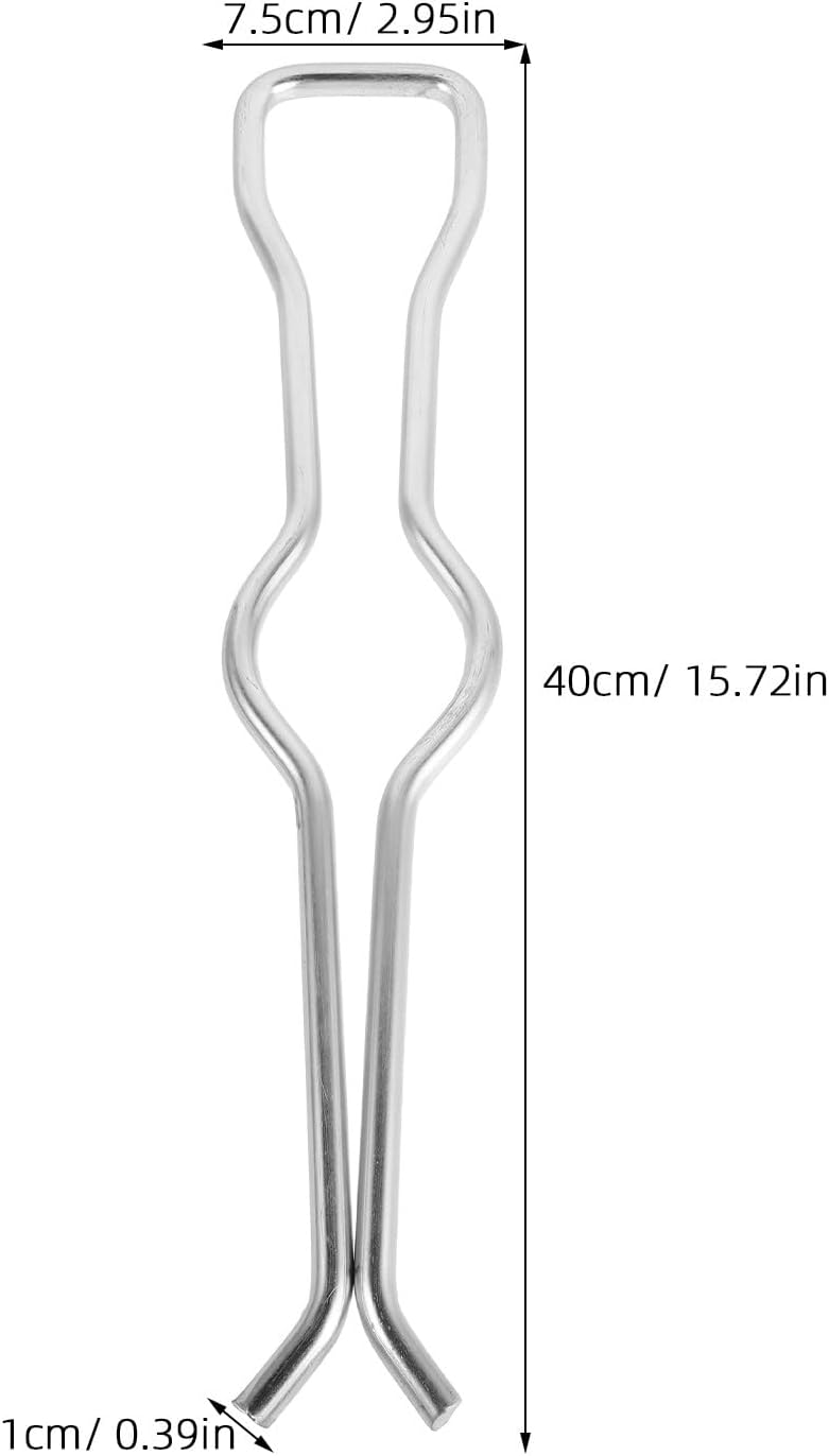 Holibanna Anti-Slip Fork for Bag Making Machine - Heavy Duty Alignment Clamp Fork for Printing Press - Industrial Film Processing Material Deviation Correction Spare Part