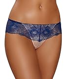 b.tempt’d by Wacoal womens B.provocative Tanga Panty Boy Shorts Panties, Marine, Large US