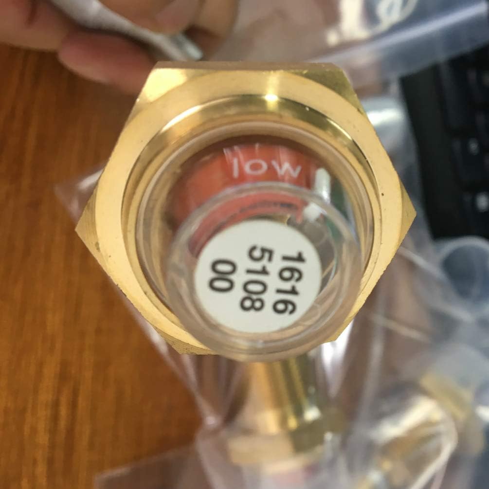 Oil Level Gauge Indicator for Atlas Copco Screw Air Compressor Replacement Part 1616-5108-00 (1616510800)
