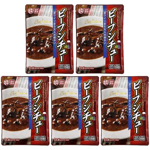 【まとめ買い】レトルト ビーフシチュー 180g ×5袋のサムネイル