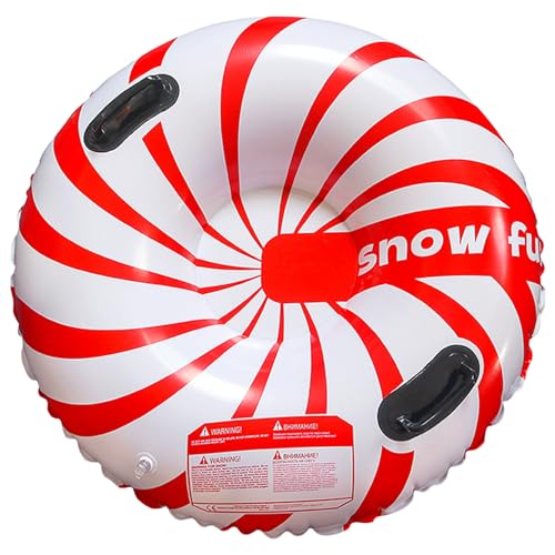 Tube à neige 33,5 pouces en PVC ultra épais luge adulte anti crevaison