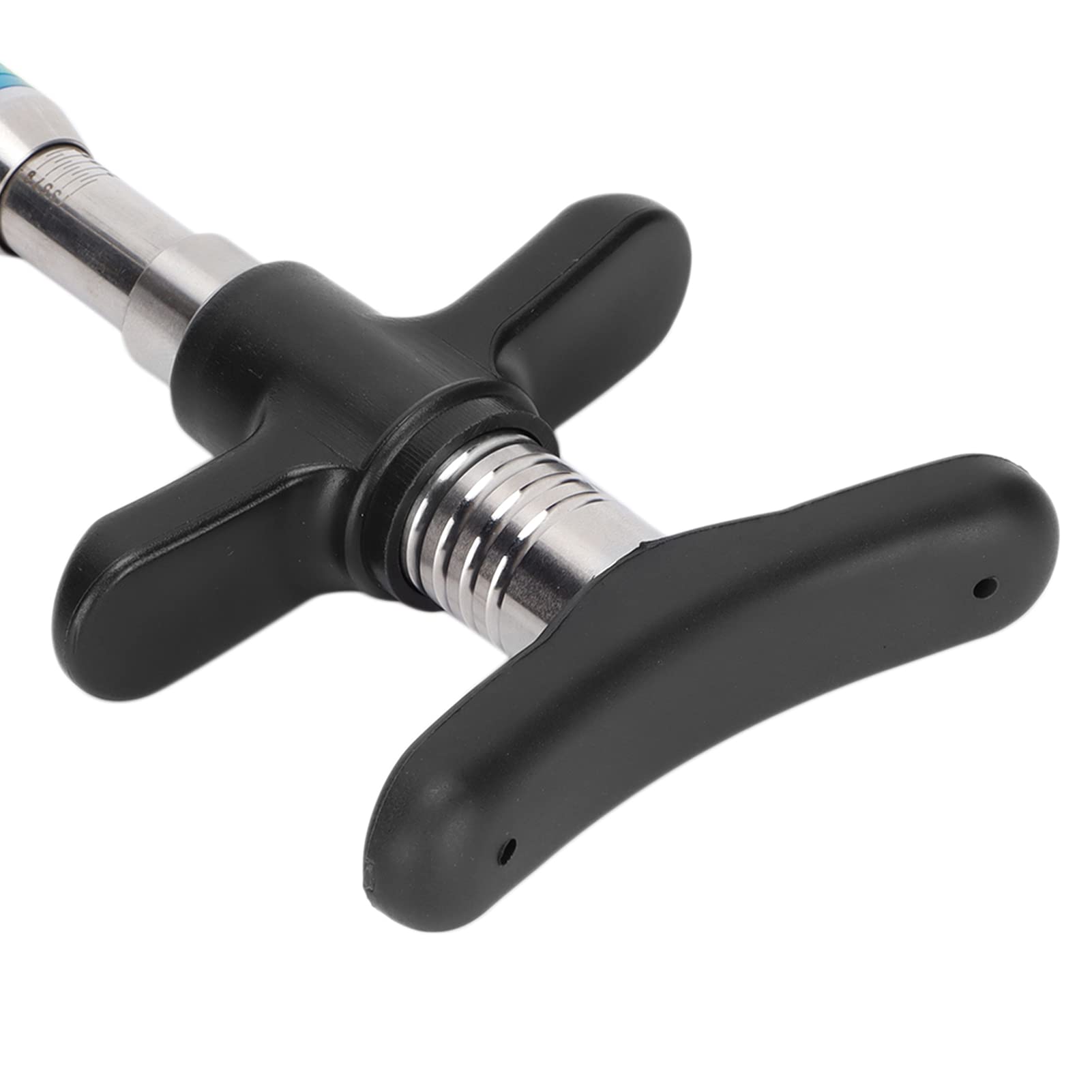 Masajeador Espinal Manual de Un Cabezal – 10 Niveles de Intensidad x Ideal para Ajuste Quiropráctico x Fabricado en Acero Inoxidable x Alivio Articular y Cervical x Portátil y Ergonómico