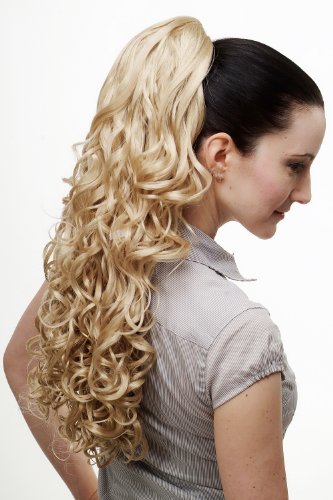 WIG ME UP - N310-26 Hairpiece ponytail extension very long massive volume voluminous curly amazing curls kinks gold blond 23inch - Image 4