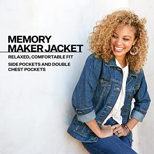 Wrangler 112324957 Women'S Relaxed Fit Memory Maker Jean Jacket thumb #2