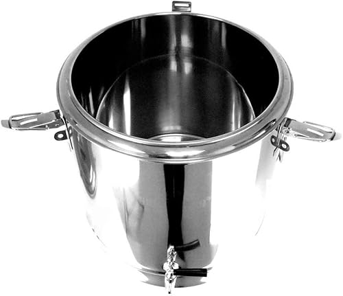 Miniatura 2 de Olla de acero inoxidable de 36 cuartos de galón térmica con dispensador comercial, olla de 19 pulgadas de alto x 16 pulgadas de profundidad,