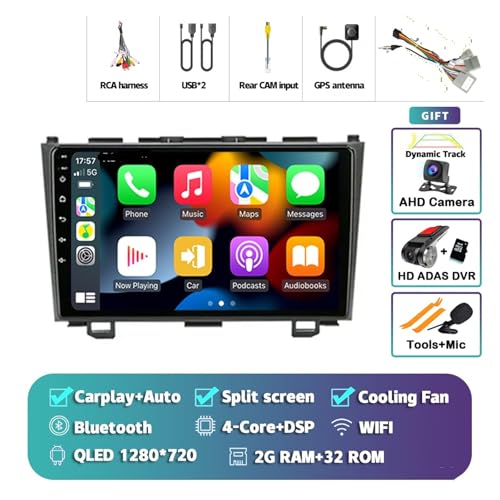 Autoradio Bluetooth Android 15 résolvant les angles morts du Honda CR-V - 2