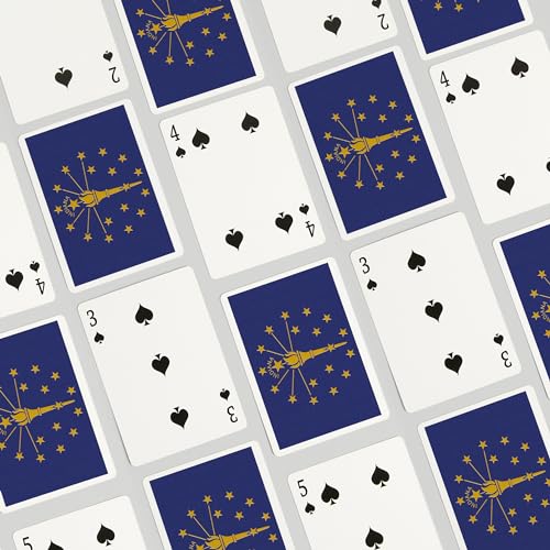 Naipes Poker Indiana State Flag 52 cartas para adultos miniatura 4