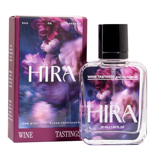 HIRA Wine Tastings Perfume for Woman | Rose & Oudh Scent | Long Lasting Fragrance | Eau de Parfum for Women | 50ml | Gifts for Woman | Birthday Gifts for Women | Date Night Perfume