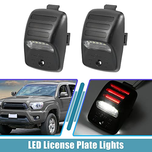 Image of X AUTOHAUX LED License Plate Light Assembly for Toyota Tacoma 05-15 White