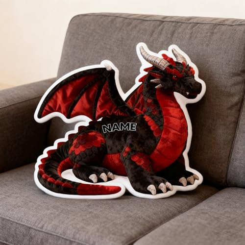 SosnSusn Personnalisé Name Coussin avec Visage Oreiller Personnalisable en Peluche Impression Double Coussin pour Canapé Maison Voiture Cadeau de Noël...