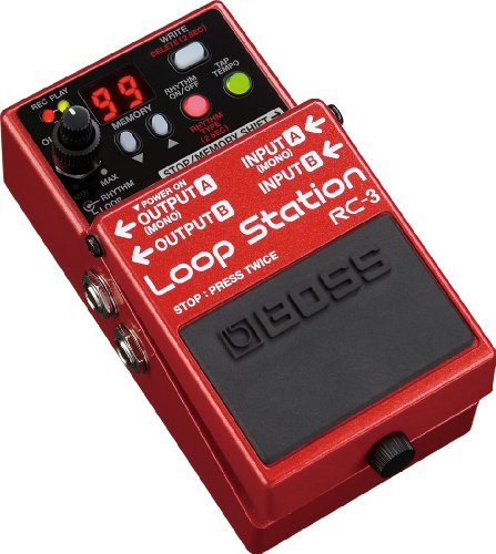 Image of BOSS RC-3 Loop Station Pedal, red