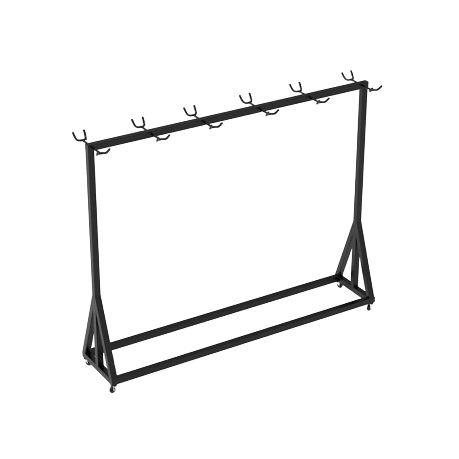Aycdl Skateboard Storage Rack With Wheels That Can Hold 10/12 Skateboards Vertically,For Garages Clubs And Skate Shops,150X120x30cm