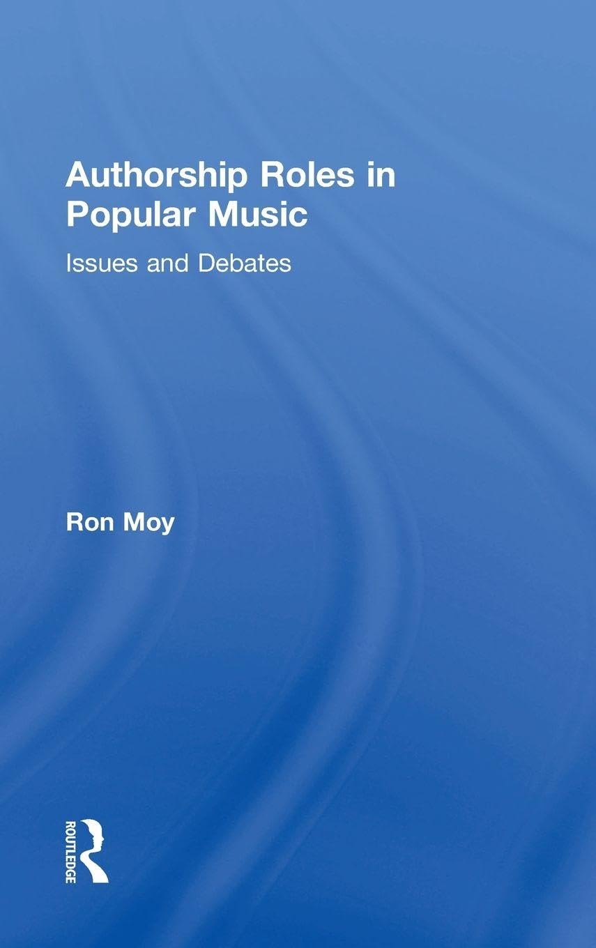Authorship Roles in Popular Music Manuel pour Mémoire et Thèse Pop Music