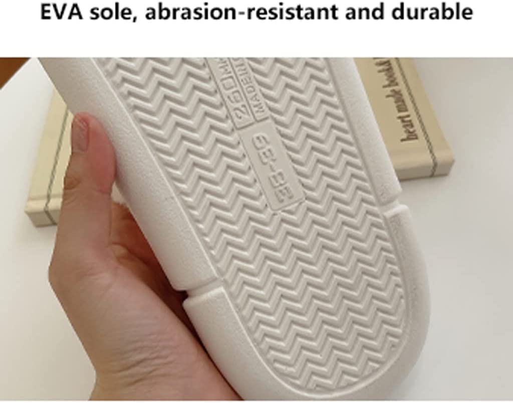 TIANYIA Hausschuhe Hausschuhe Indoor Warme Anti-Rutsch-Plüsch-Baumwollschuhe Nettes Gefühl bequem verdickter weicher Boden Flauschige Hausschuhe Geschenk für Erwachsene Baumwollschuhe