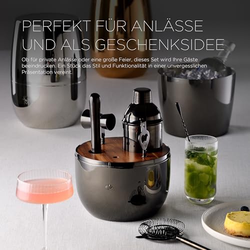 طقم كوكتيل ذا دروب مكون من 6 قطع من الفولاذ المقاوم للصدأ من ماستر برو، أنيق ومتين ومتعدد الاستخدامات، فكرة هدية مثالية لعيد الميلاد وعيد الفصح والزفاف، مرفق في صندوق هدايا