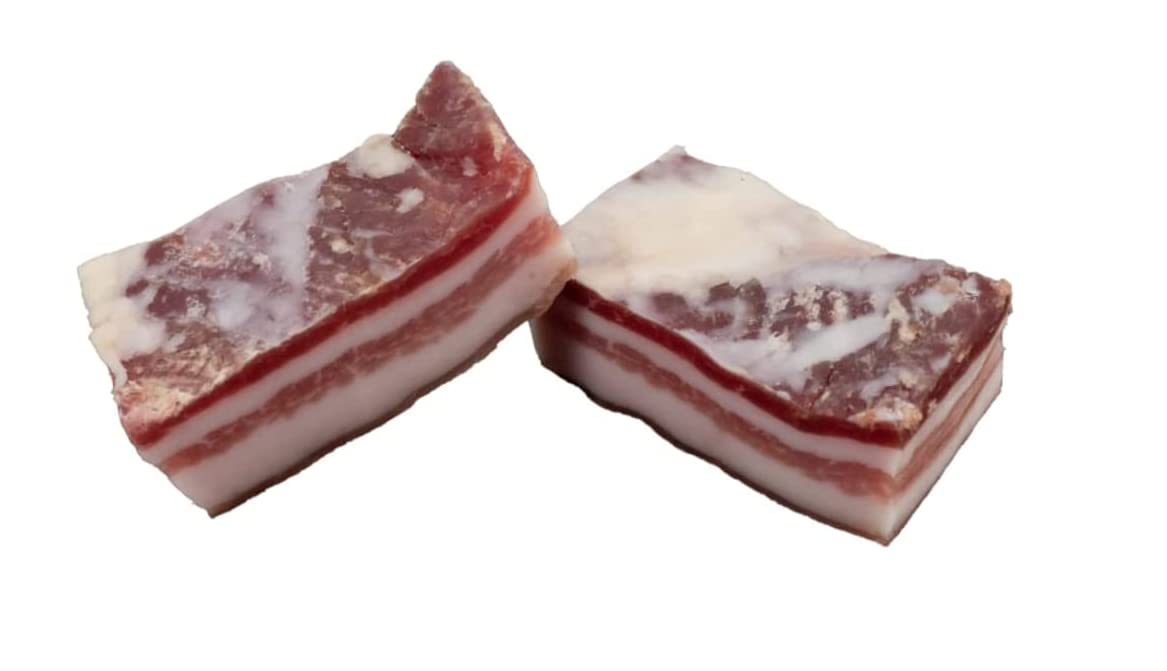 Panceta Curada Ibérica de Bellota – Pack de 2 Piezas 270g, Sabor Intenso y Jugoso