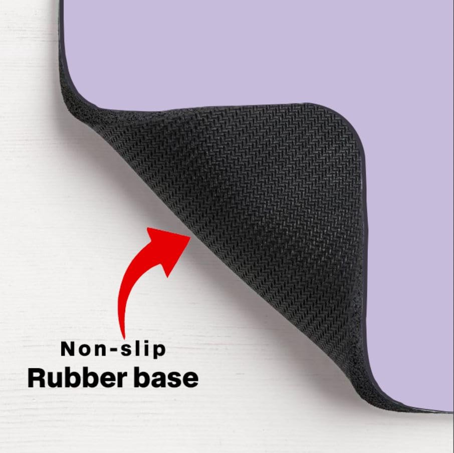 Image of On Trend Premium Extended Mouse Pad, Large Premium Desk Mat Anti Skid Rubber Base for Desktop Laptop PC Office Gaming (Size- 23 X 11 x 0.12 Inch) (Light Purple)