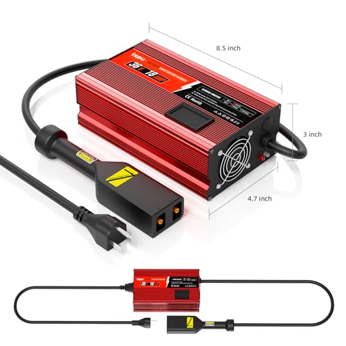 Tepu Upgraded 36 Volt 18 Amp Golf Cart Battery Charger With Voltage Display thumb #3