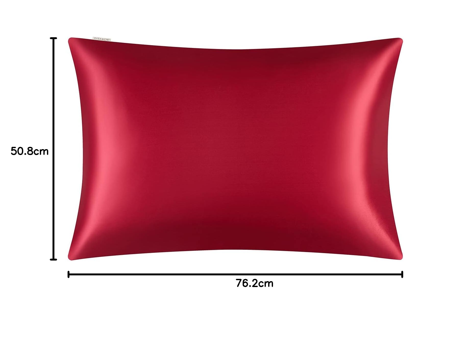 DISANGNI Funda de almohada de seda de morera 100% natural para cabello y piel, con cremallera oculta, 22 Momme en ambos lados, funda de almohada de seda real (2 piezas tamaño Queen de 20 x 30