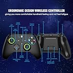 Moonag Wireless Controller for Xbox, Compatible with Xbox Series X/S/One/PC, With 2 Silicone Thumb Grips, Hall Effect Joysticks, 2.4GHz Wireless Adapter Gamepad with RGB Light, Dual Vibration, TURBO - Image 4