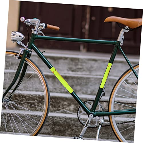 Cinta protectora para llanta y cuadro de bicicleta, PVC, color verde claro, 39,5 x 6 cm miniatura 3