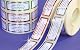 Adressaufkleber mit Wunschtext in Metallic-Blau