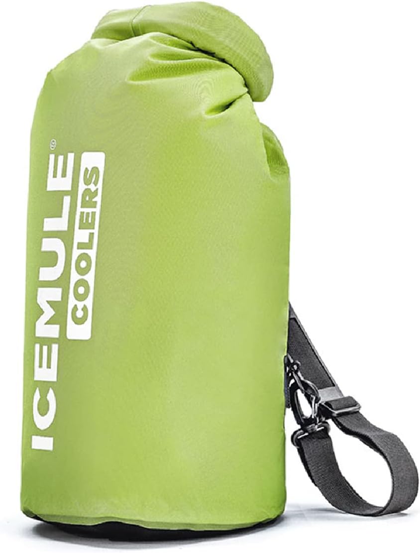 ICEMULE Classic Collapsible Sling Strap Cooler Hands Free, 100% Waterproof, Floats, 24+ Hours Cooling, Soft Sided Cooler for the Beach, Concerts, Traveling, RV-ing, Hiking, Kayaking, Camping & Fishing