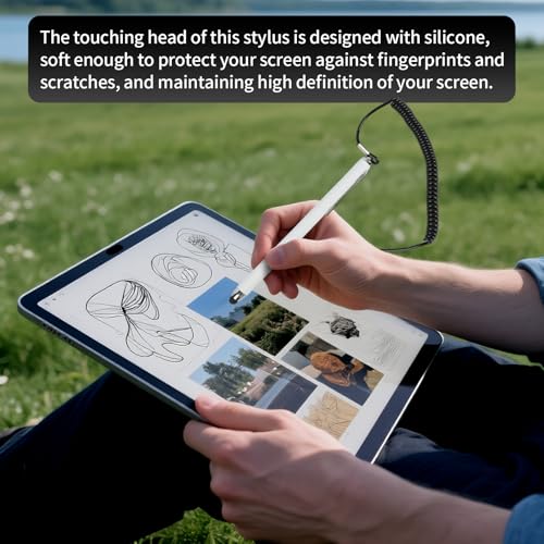 Stylet pour écran tactile capacitif universel avec support pour téléphone et GPS - 3