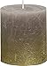 Produktbild Bolsius Rustik Stumpenkerze Metallic
