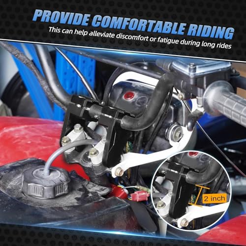 Pontets de guidon réglables 360 pour Raptor 700 Blaster 200 YFS200 - 3